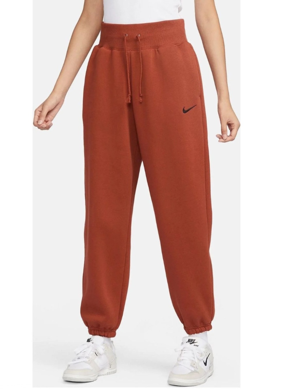 Women’s Nike Phoenix Sweatshirt & Sweatpants Set medium rugged orange - Picture 3 of 7
